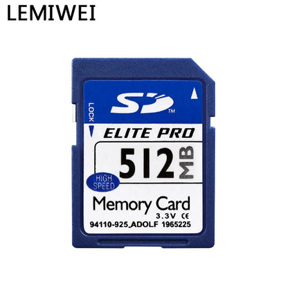 Original Lemiwei Elite Pro SD Memory Card – High-Speed UHS-I Class 10 (128MB–2GB) Durable Blue Storage Card for Testing & Desktop Use