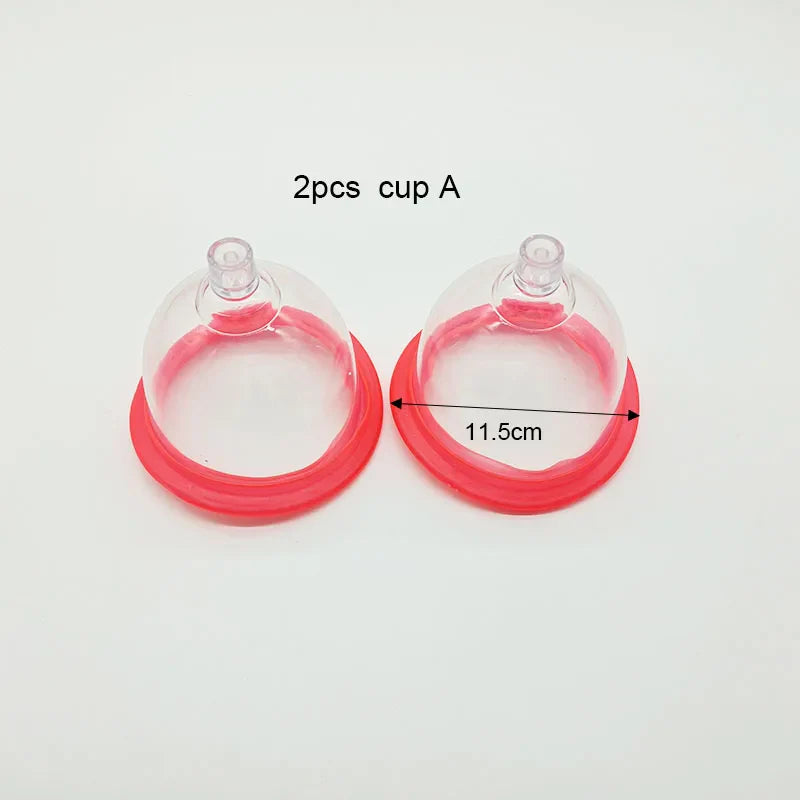 Electric Vacuum Suction Body Massage Device for Chest & Butt Lift, Breast Enhancement & Firming Cupping Therapy Pump System