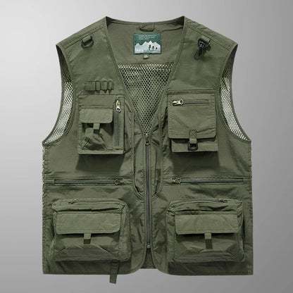 2024 Men’s Versatile Vest — Fashionable Spring, Summer & Autumn Trendy Jeep Style Casual Wear
