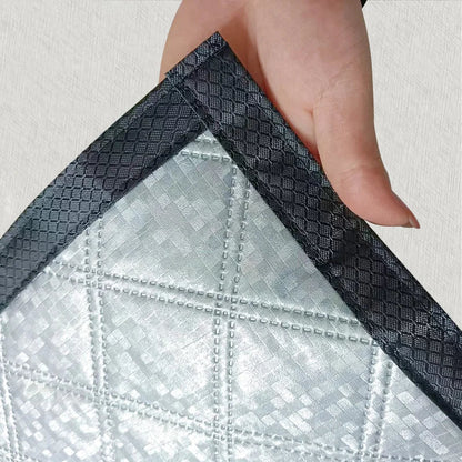 Side Zipper Cotton Curtain – Double-Layer Thickened, Windproof and Cold-Resistant Household Curtain, Customizable