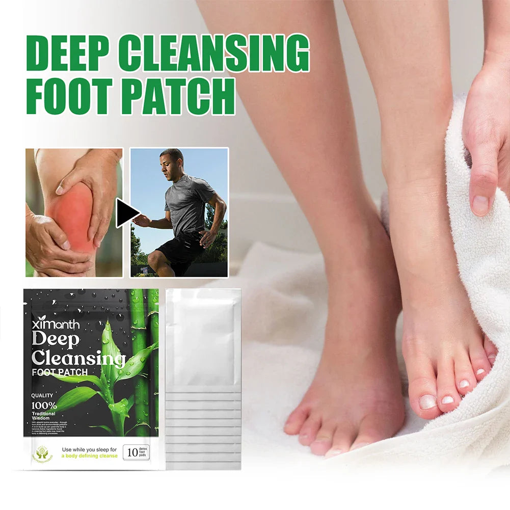 10-200PCS Detox Foot Patches – Herbal Stress Relief & Deep Sleep Aid | Foot Care & Body Detox Stickers