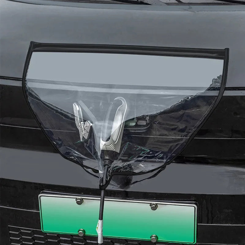 Outdoor Protection Cover for Electric Vehicle Charger Port – Rainproof and Dustproof for Tesla Model 3/Y Sedan SUV Car Accessories