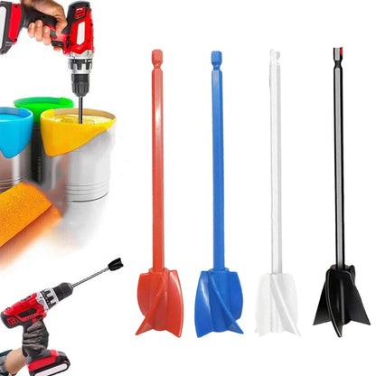 Epoxy Mixer Paint Drill Attachment - Paddle Consistency Liquids Resin Stirrer Head with Drill Chuck, Paint & Resin Mixer Attachment