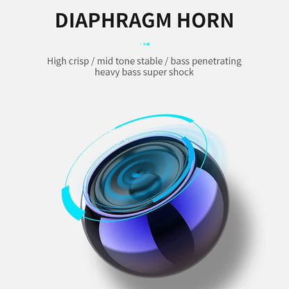 Metal Mini Wireless Bluetooth Speaker — HiFi Portable Subwoofer with Super Bass Stereo for Mobile, PC & Music Playback