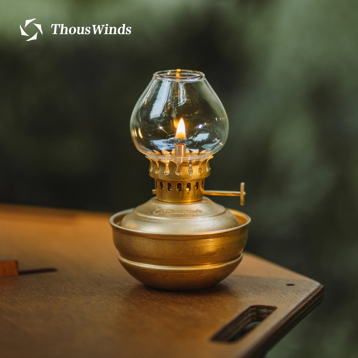 ThousWinds Luminara Mini Oil Lamp – Windproof Portable Retro Lantern with 20-Hour Burn Time for Camping and Hiking