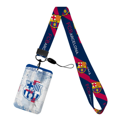 Spain Football Team Lanyard – ID Card Holder, Badge Case & Neck Strap Gift