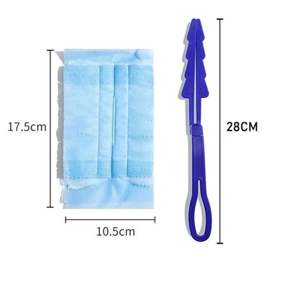 Replacement Microfiber Duster Heads – 10-60pcs Disposable Short Dusters for Home & Office Cleaning, Blinds & Surfaces