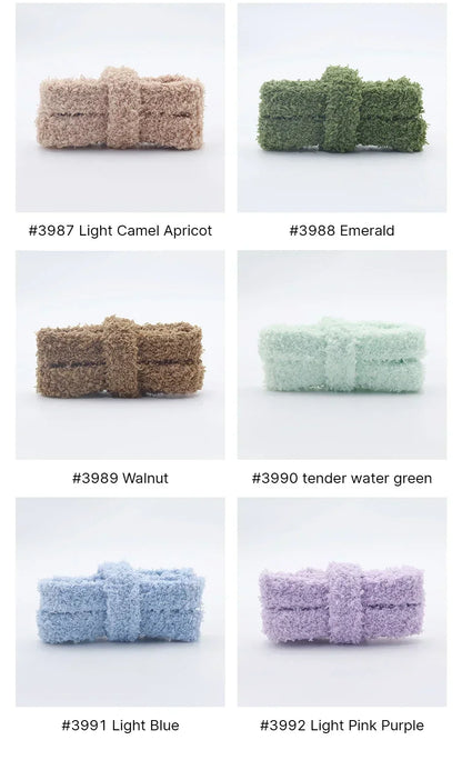 Fuzzy Shoelaces 15mm — Soft Plush Towel Laces for Fall, Winter, Halloween & Christmas Casual Sneakers