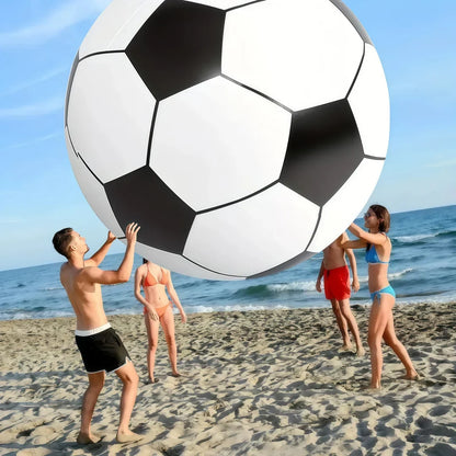 Outdoor Inflatable Soccer Ball – Giant PVC Football for Grass, Beach & School Sports Fun