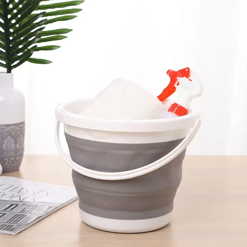 3L Folding Silicone Bucket | Portable Collapsible Bucket for Car Wash, Fishing, Travel & Home Storage