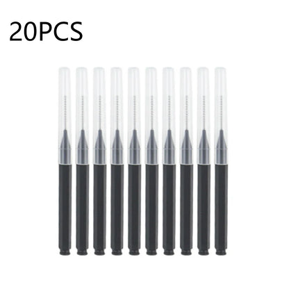 10/20/50PCS Mini Eyebrow & Lash Brushes – Disposable Bendable Brow Perm & Micro Eyelash Applicator Tools
