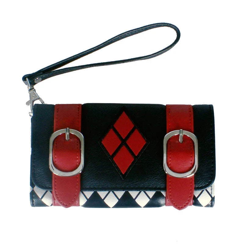 Buckle Decor Long Wallet for Women – Fashion Wallet with Multiple Card Slots & ID Window