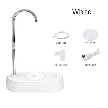 Electric Water Pump Dispenser — Automatic Gallon Bottle Pump for Home & Office, Portable Cold Water Pump