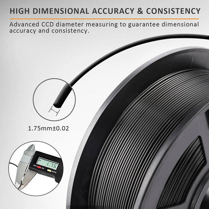 SUNLU PLA/PETG/PLA+ 3D Printer Filament Bundle – 10 Rolls 1KG Each, 1.75mm Neatly Wound Filament for 3D Printing (EU/US)