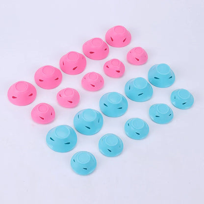 10PCS/Set Magic Hair Curlers: Soft Silicone Rollers for No Heat, No Clip Hair Curling - DIY Styling Tool for Curly Hair