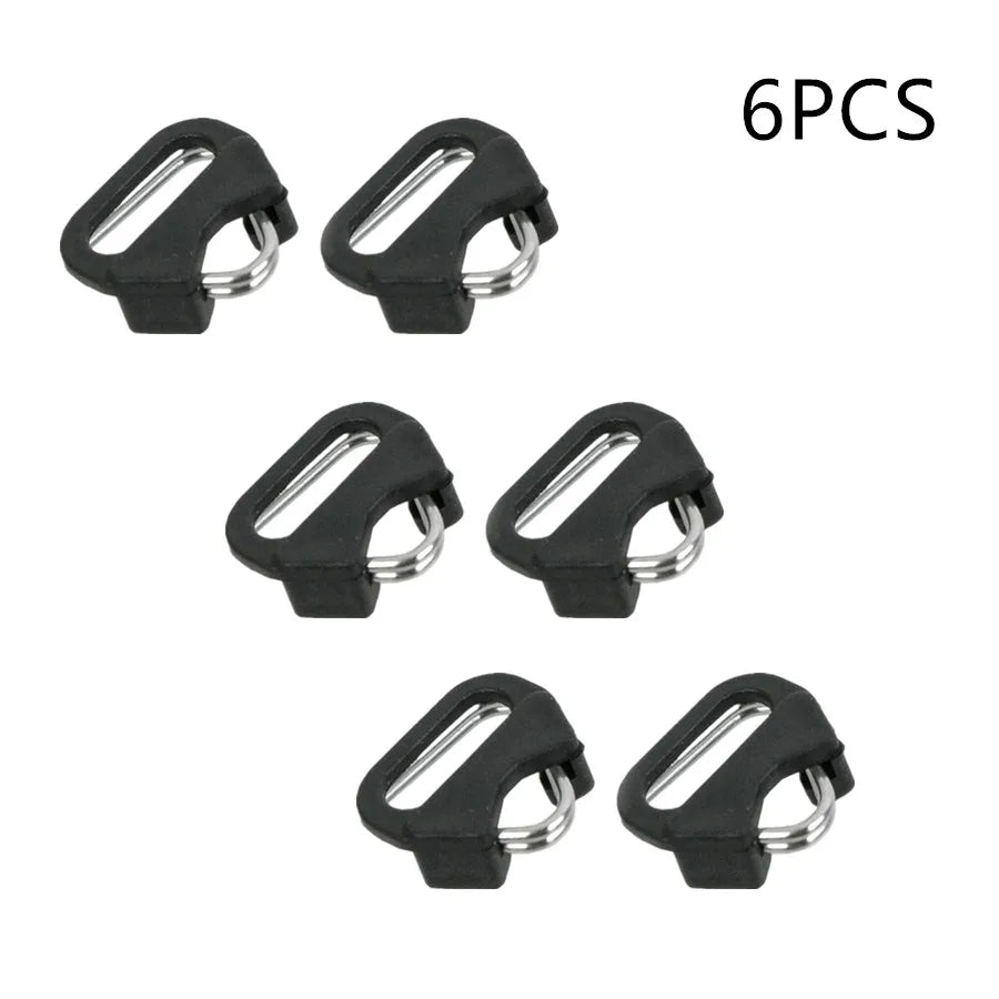 Camera Strap Split Triangle Ring Buckle Set 6Pcs — Belt Hook Replacement for Fujifilm Leica Nikon Olympus Pentax Panasonic