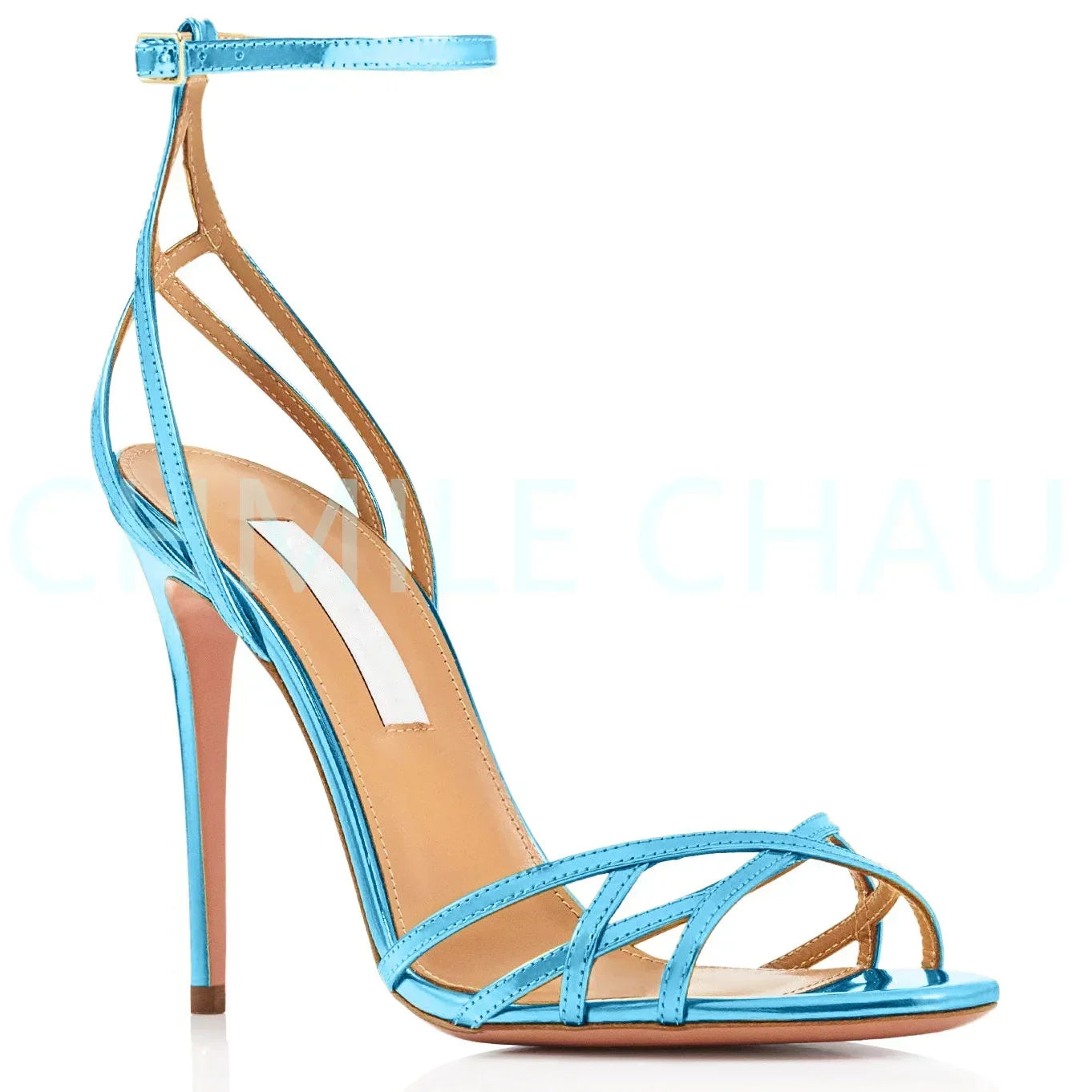 Women’s Stiletto High Heel Ankle Strap Sandals – Sexy Evening Dress Shoes 1-CHC-27