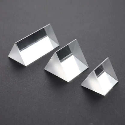 Triangular Prism Crystal – Rainbow Light Refraction Physics Experiment Toy for Kids & Photography