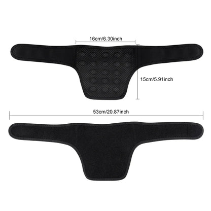 Heating Neck Brace with Tourmaline Stones — Cervical Support, Hot Compress, Magnetic Therapy, Fatigue Relief & Neck Warmer