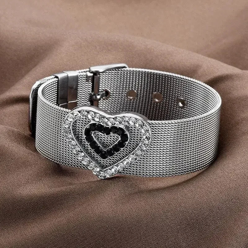 Punk Rock Hip Hop PU Leather Bracelet – Unisex Skull, Pentagram & Rivet Chain Bracelet, Trendy Party Jewelry Accessory