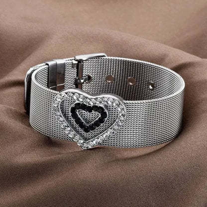 Punk Rock Hip Hop PU Leather Bracelet – Unisex Skull, Pentagram & Rivet Chain Bracelet, Trendy Party Jewelry Accessory