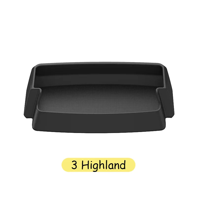 Central Armrest Storage Box for Tesla Model Y/3/3 Highland – Multi-Functional Glasses & Phone Organizer Case, 2024 Accessory