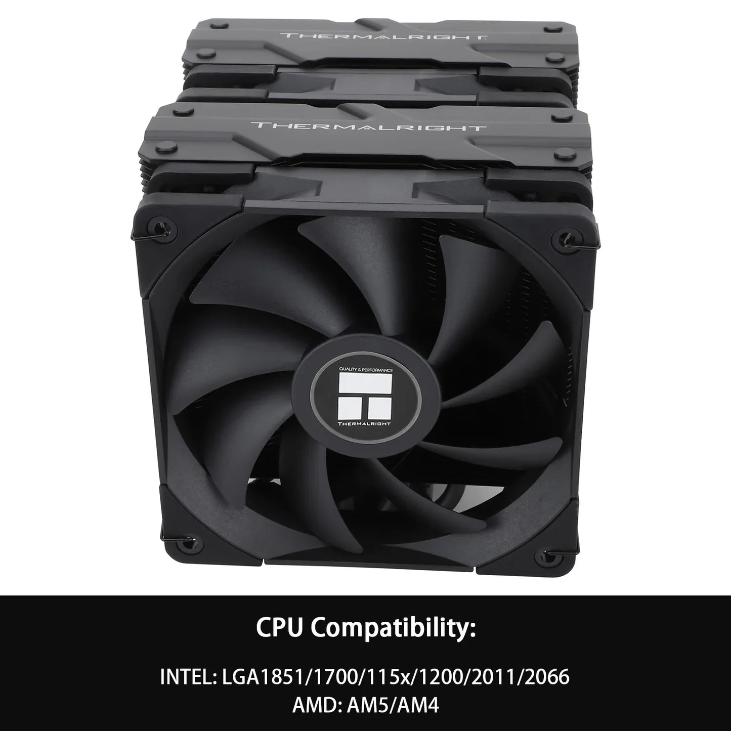 Thermalright Peerless Assassin 120 ARGB CPU Air Cooler – High Performance Dual Tower Cooler for Intel LGA1851/1700/1200/115X & AMD AM4/AM5 Black Edition