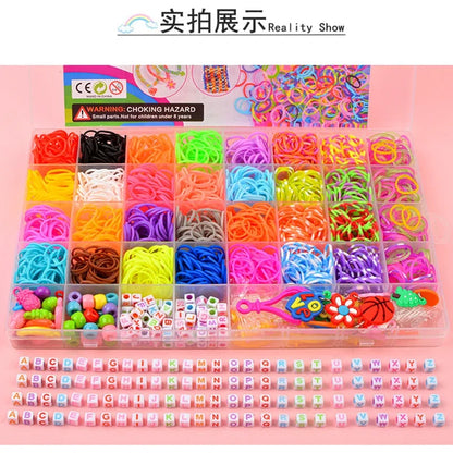 Creative Rainbow Loom Bands Set – Colorful DIY Rubber Bracelet Making Kit for Girls’ Crafts & Birthday Gifts