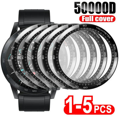 Soft Tempered Glass Screen Protector for Huawei Watch GT3 GT2 Pro GT2E, Watch Fit 2 – 42mm/46mm Protective Film, 1-5Pcs Pack