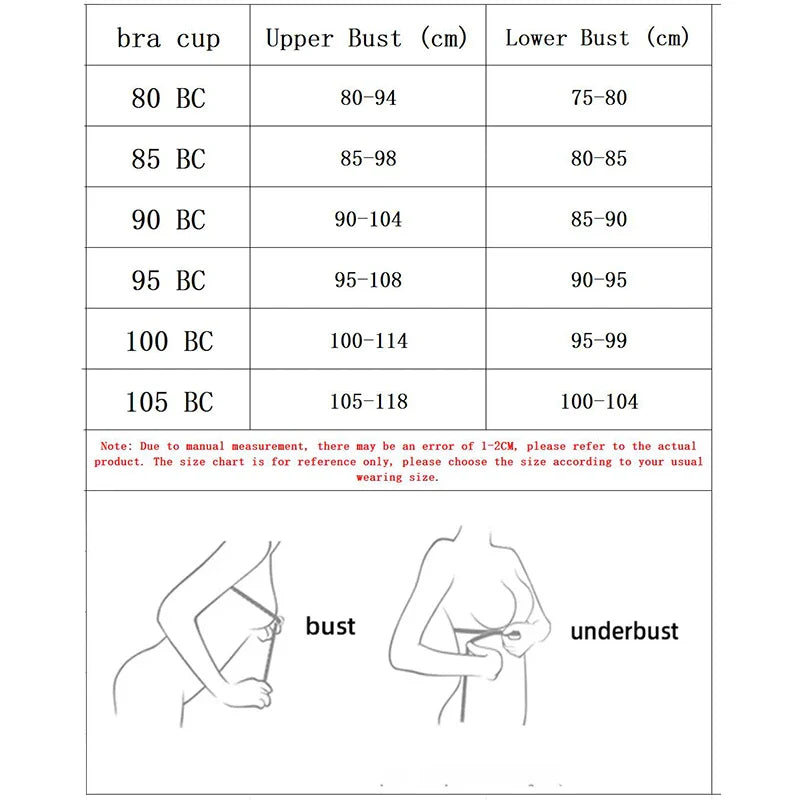Front Button Sexy Brassiere - Anti-Sagging Gathered Design, No Steel Ring, Large Size Thin Section Underwear Bra for Ladies