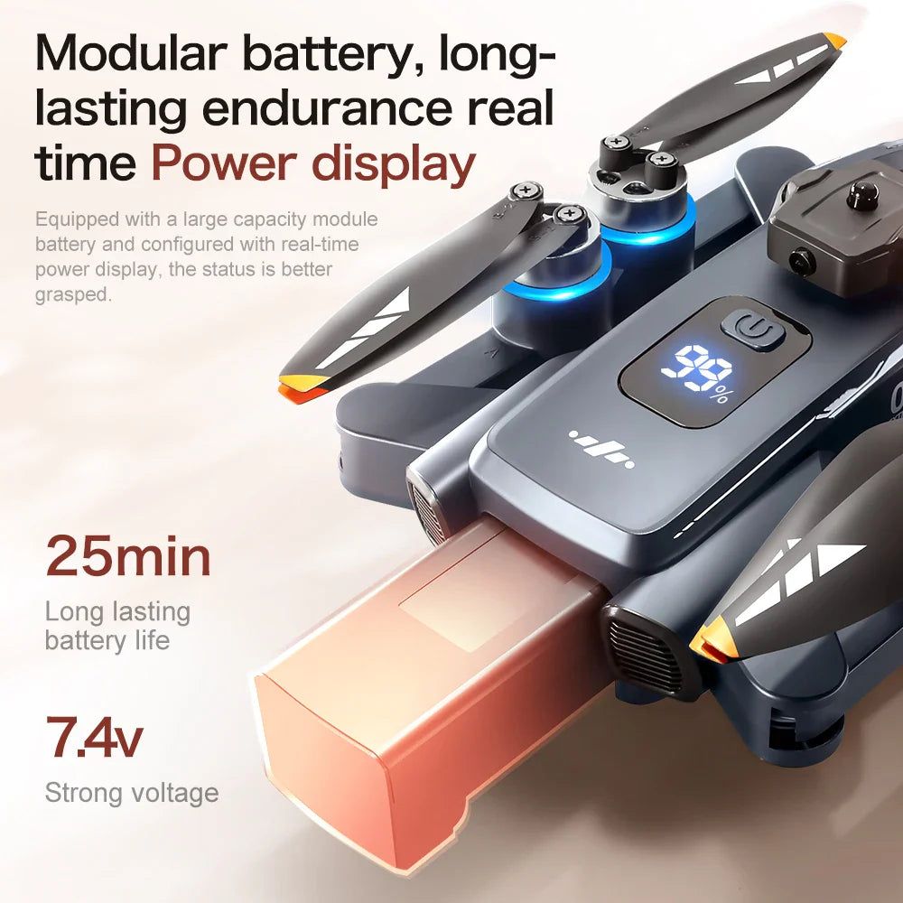New XT808 Folding Drone – 5G Optical Flow GPS, WIFI Transmission, Professional Aerial Camera Quadcopter Toy Gift