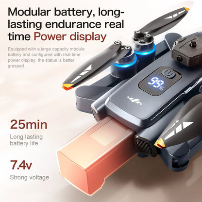 New XT808 Folding Drone – 5G Optical Flow GPS, WIFI Transmission, Professional Aerial Camera Quadcopter Toy Gift
