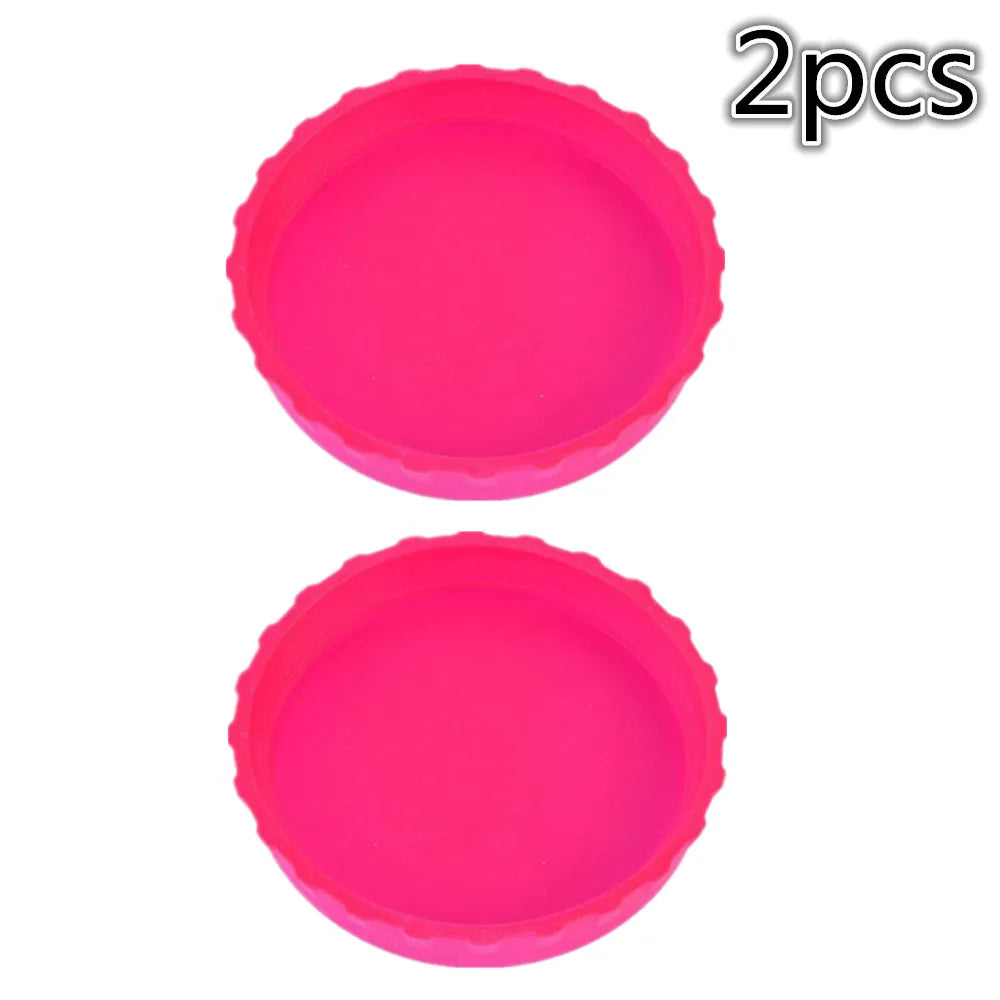 Reusable Beverage Can Covers - Silicone Soda Can Lids, Leak-Proof Sealing Protectors for Cans & Bottles