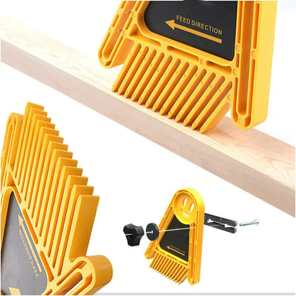 Multi-Purpose Feather Loc Board Set: Woodworking Double Featherboards for Miter Gauge Slot - Essential DIY Tools for Engraving Machines