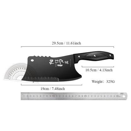 XTL Bone Knife - Dual Purpose Sharp Kitchen Knife, Chef's Commercial Bone Chopping Knife for Household Use