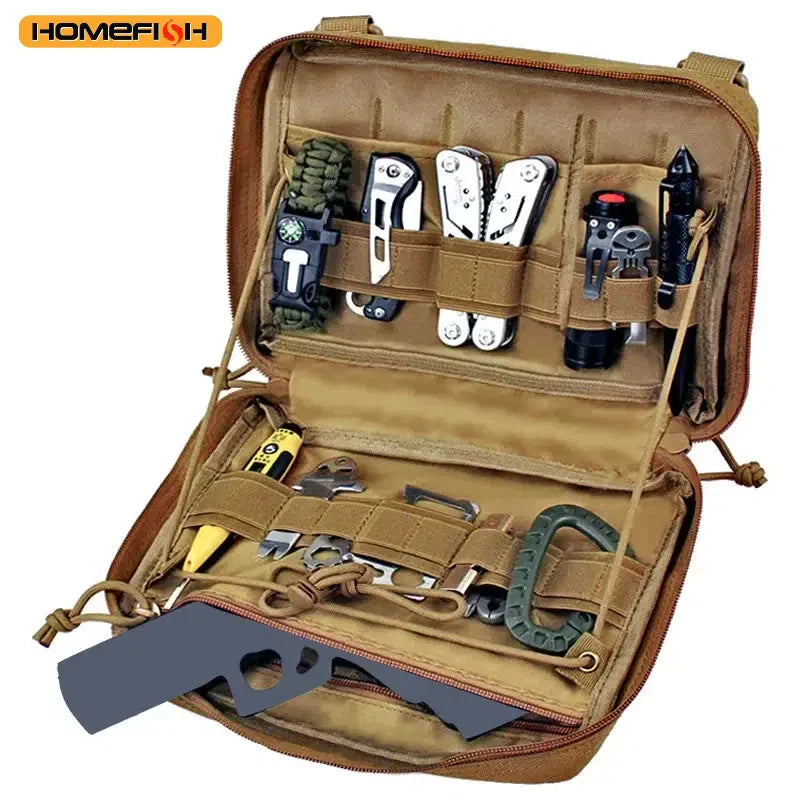 B3 MOLLE Tactical Pouch Bag – Medical EMT Emergency Pack, Outdoor Camping, Hunting & EDC Multi-Tool Utility Bag