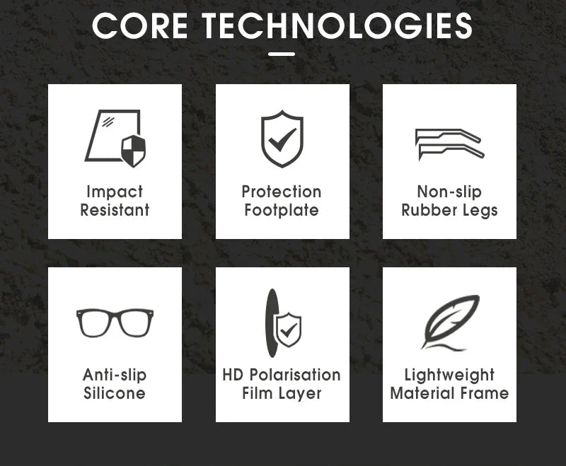 KAPVOE Polarized Sunglasses – Men & Women Fishing, Hiking, Driving, Cycling, and Sports Eyewear