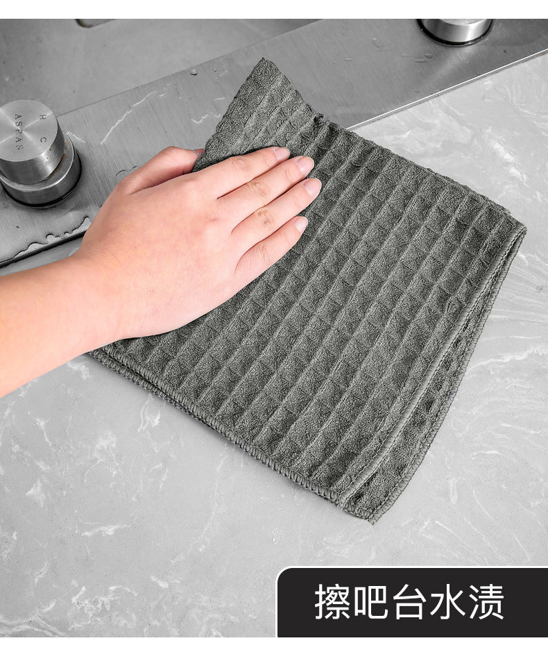 Super Absorbent Barista Towel – Lint-Free Square Coffee Machine Cleaning Cloth