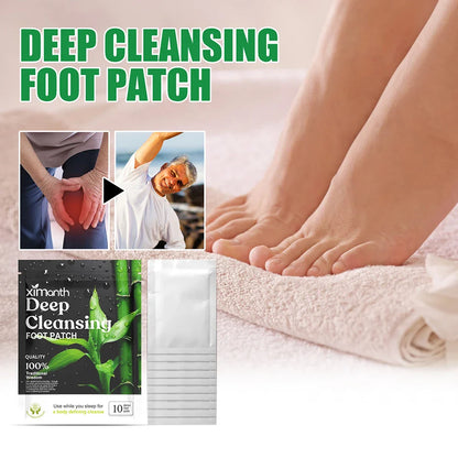 Natural Detox Foot Patches – 10-50PCS/Bag, Herbal Stress Relief, Deep Sleep, and Foot Care Detox Stickers