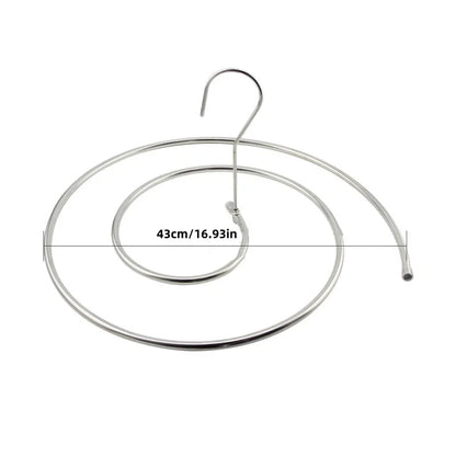 Quilt Drying Rack - Large Round Rotating Spiral Hanging Rack for Bed Sheets, Blankets & Quilt Covers