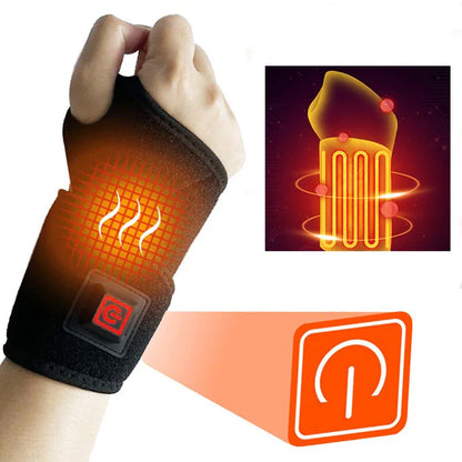 Heating Wrist Protector – Breathable USB Hand Massager Support Band, Wrist Brace Tool for Sports & Health Care