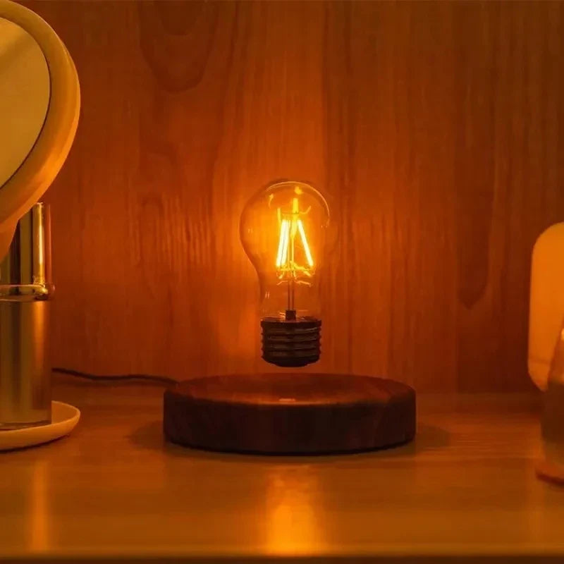 Magnetic Levitation Lamp – Floating LED Bulb Glass Light for Home Office Desk Decor & Birthday Gift