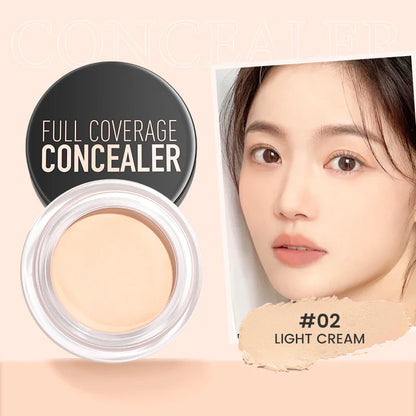 FOCALLURE Full Coverage Concealer Cream – Waterproof, Long-Lasting, Oil-Control & Lightweight Moisturizing Foundation Makeup