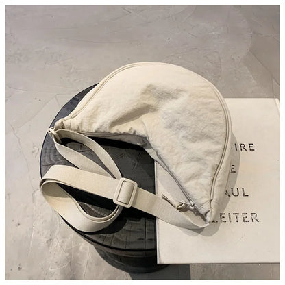 Casual Nylon Hobo Crossbody Bag for Women – Shoulder, Half Moon, Tote Travel Shopper & Purses