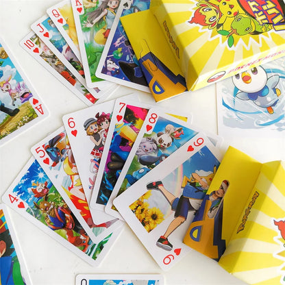 Pokémon Playing Cards - Cute Anime Character Deck for Games, Collecting & Gifts