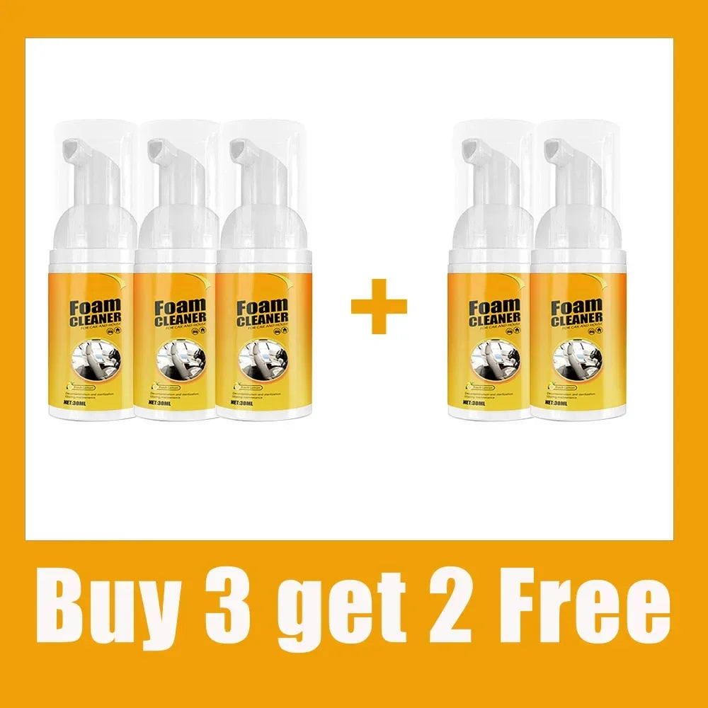 Multi-Purpose Foam Cleaner Spray – Car Interior & Home Cleaning Agent for Deep Stain Removal