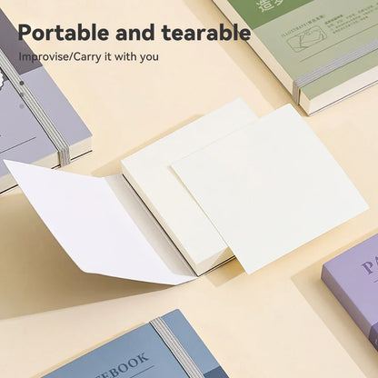 Mini Tearable Sketchbook 250gsm – 40-Sheet Drawing Notebook for Watercolor, Acrylic, Marker, Oil & Gouache