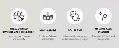 24H Glow & Lifted Collagen Jelly Cream – Niacinamide & Hydrolyzed Collagen for Skin Barrier Strengthening & Moisturizing