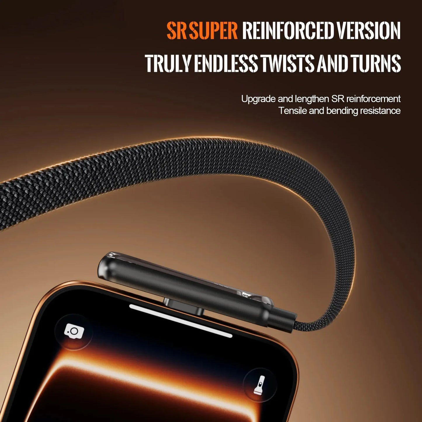 240W 2-in-1 USB-C Fast Charging Cable with Foldable Stand – Type-C Data & Desktop Holder Cord for iPhone 17/16