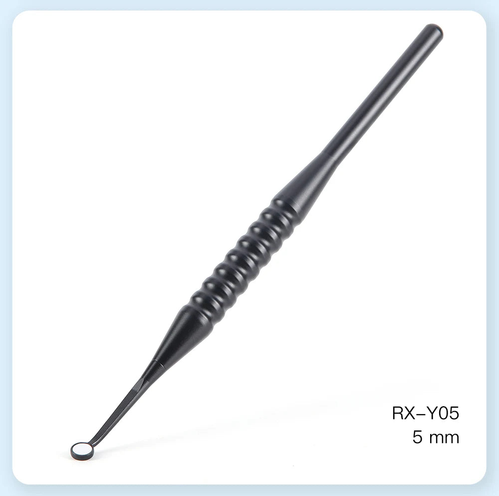 AZDENT Dental Micro Mouth Mirror – 2mm/3mm/5mm Anti-Fog Odontoscope with Detachable Handle for Oral Check